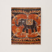 Elephant Batik Legpuzzel (Verticaal)