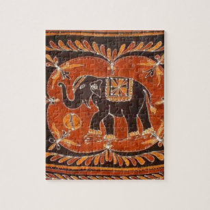 Elephant Batik Legpuzzel