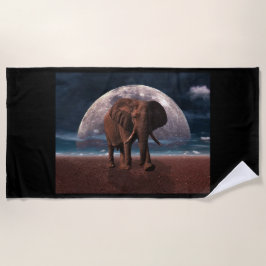 Elephant Beach Handdoek