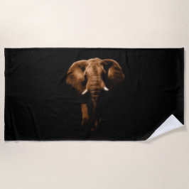Elephant Beach Handdoek