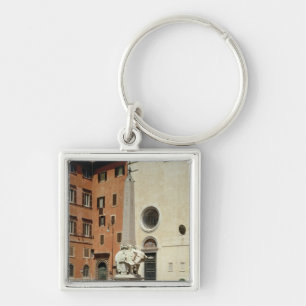 Elephant Bearing an Egyptian Obelisk, 1667 Sleutelhanger