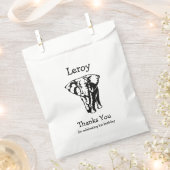 Elephant Bedankt Bedankzakje (Geknipt)