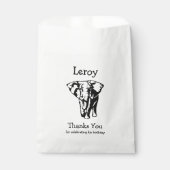 Elephant Bedankt Bedankzakje (Voorkant)