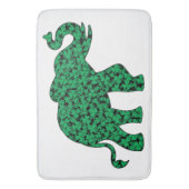 Elephant bestaande uit Shamrocks Badmat (Voorkant Verticaal)