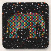 Elephant Beverage Coaster Bier Onderzetter (Voorkant)