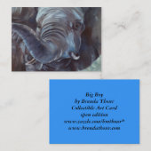 Elephant Big Boy ArtCard Visitekaartje (Voorkant / Achterkant)