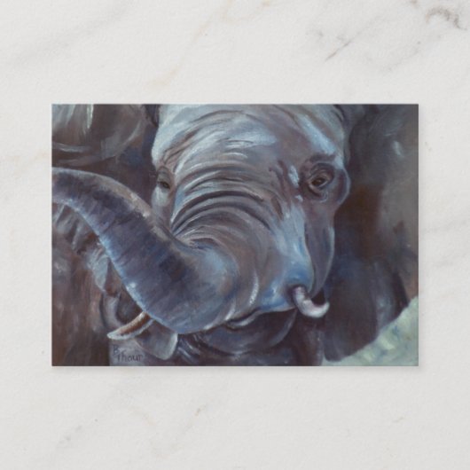 Elephant Big Boy ArtCard Visitekaartje (Voorkant)