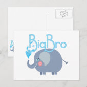Elephant Big Bro Briefkaart (Voorkant / Achterkant)