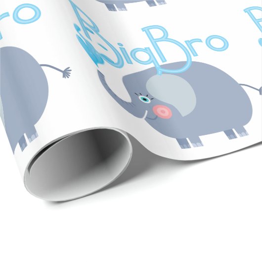 Elephant Big Bro Cadeaupapier (Rol Hoek)