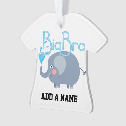 Elephant Big Bro Ornament (voorkant)