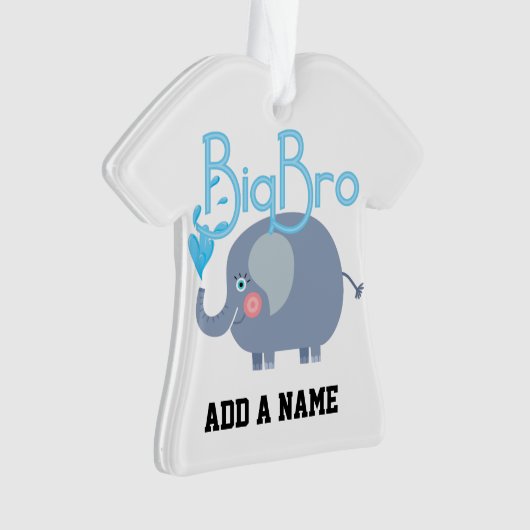 Elephant Big Bro Ornament (voorkant)