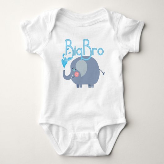Elephant Big Bro Romper (Voorkant)