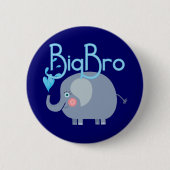 Elephant Big Bro Ronde Button 5,7 Cm (Voorkant)