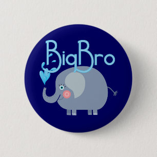 Elephant Big Bro Ronde Button 5,7 Cm