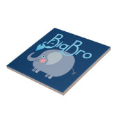 Elephant Big Bro Tegeltje (Zijkant)