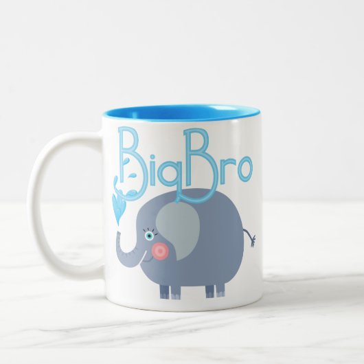 Elephant Big Bro Tweekleurige Koffiemok (Links)