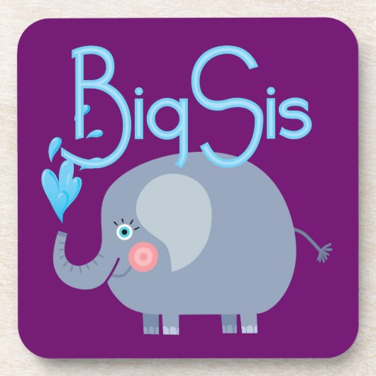 Elephant Big Sis Bier Onderzetter (Voorkant)