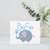 Elephant Big Sis Briefkaart (Staand voorkant)