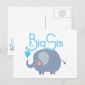 Elephant Big Sis Briefkaart (Voorkant / Achterkant)