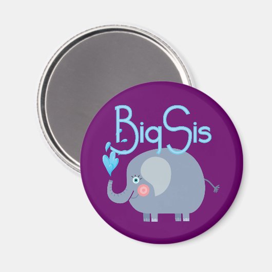 Elephant Big Sis Magneet (Voorkant / Achterkant)