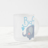 Elephant Big Sis Matglas Koffiemok (Voorkant rechts)