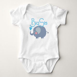 Elephant Big Sis Romper
