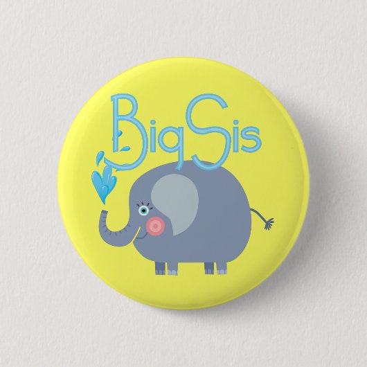 Elephant Big Sis Ronde Button 5,7 Cm (Voorkant)