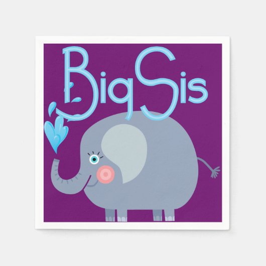 Elephant Big Sis Servetten (Voorkant)