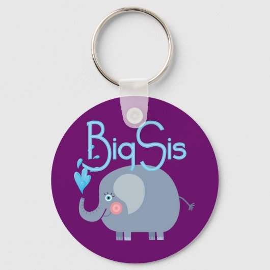 Elephant Big Sis Sleutelhanger (Voorkant)