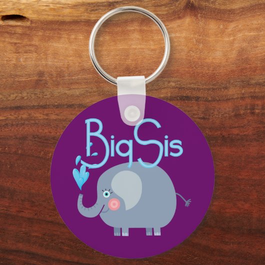 Elephant Big Sis Sleutelhanger (Voorkant)