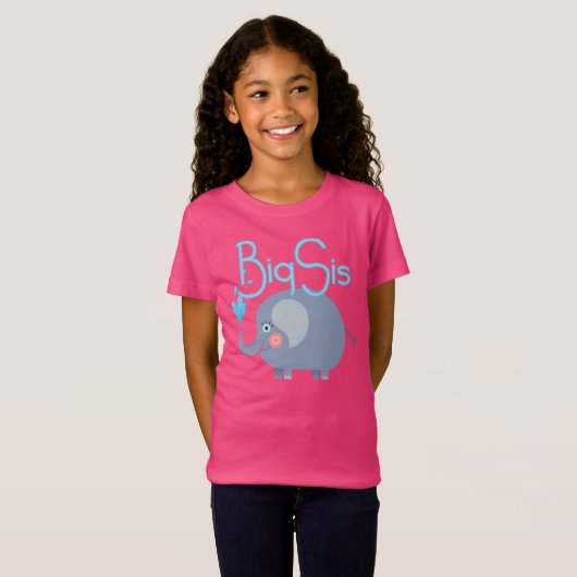 Elephant Big Sis T-shirt (Voorkant volledig)