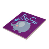 Elephant Big Sis Tegeltje (Zijkant)