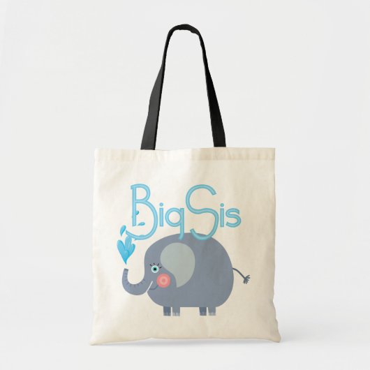 Elephant Big Sis Tote Bag (Voorkant)
