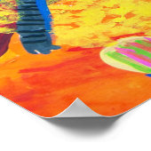 Elephant bij Circus Poster (Hoek)