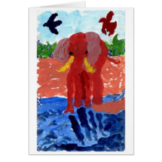 Elephant bij de rivier