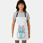 Elephant bij fitness met afneemtouw.PNG Schort (Insitu)