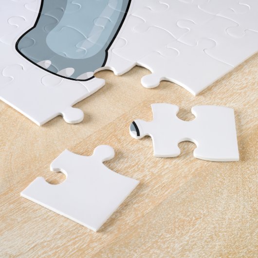 Elephant bij Hip Hop Dance Dab Legpuzzel (Zijkant)