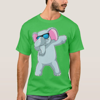Elephant bij Hip Hop Dance Dab T-shirt