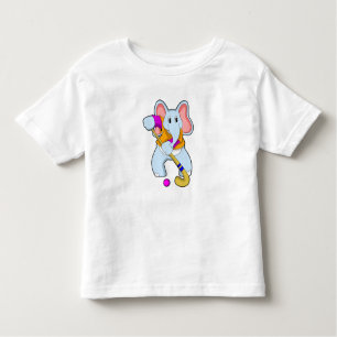 Elephant bij Hockey met Hockey bat Kinder Shirts