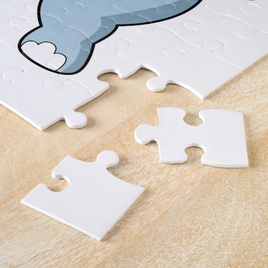 Elephant bij honkbal legpuzzel (Zijkant)