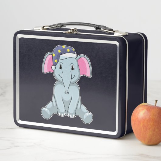 Elephant bij slaapstand met nachtelijk pet (In situ)