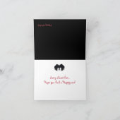 Elephant Birthday Card Kaart (Binnen)