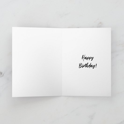 Elephant Birthday Card Kaart (Binnen)