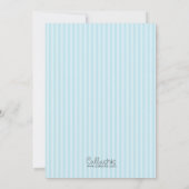 Elephant Birthday Invitation for Red Balloon Kaart (Achterkant)