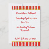 Elephant Birthday Kaart (Achterkant)