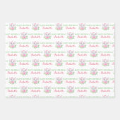 Elephant Birthday Wrapping Paper Sheets (Voorkant)