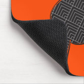 Elephant Black en Lava Red Muismat (Hoek)