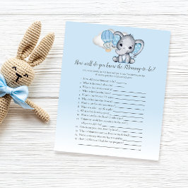 Elephant Blue Ken je Mam-2-Be Baby game