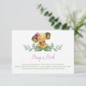 Elephant Book for Baby Insert Informatiekaartje (Staand voorkant)