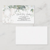 Elephant Book for Baby Kaart (Voorkant / Achterkant)